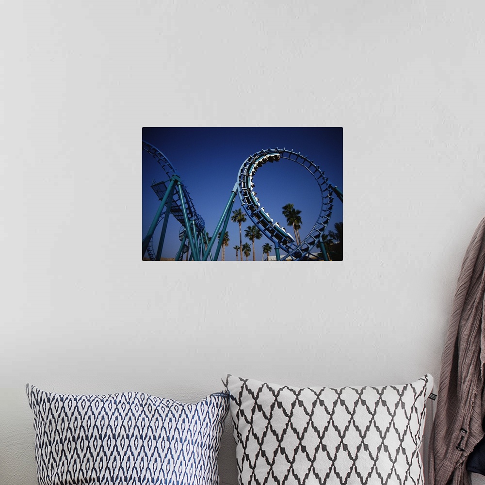 A bohemian room featuring Roller Coaster at Knott's Berry Farm