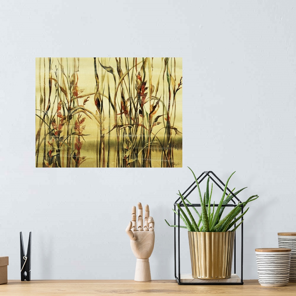 A bohemian room featuring River Reeds