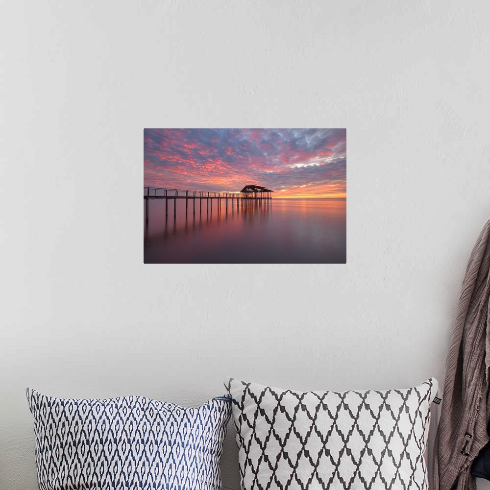 A bohemian room featuring Jetty Sunset