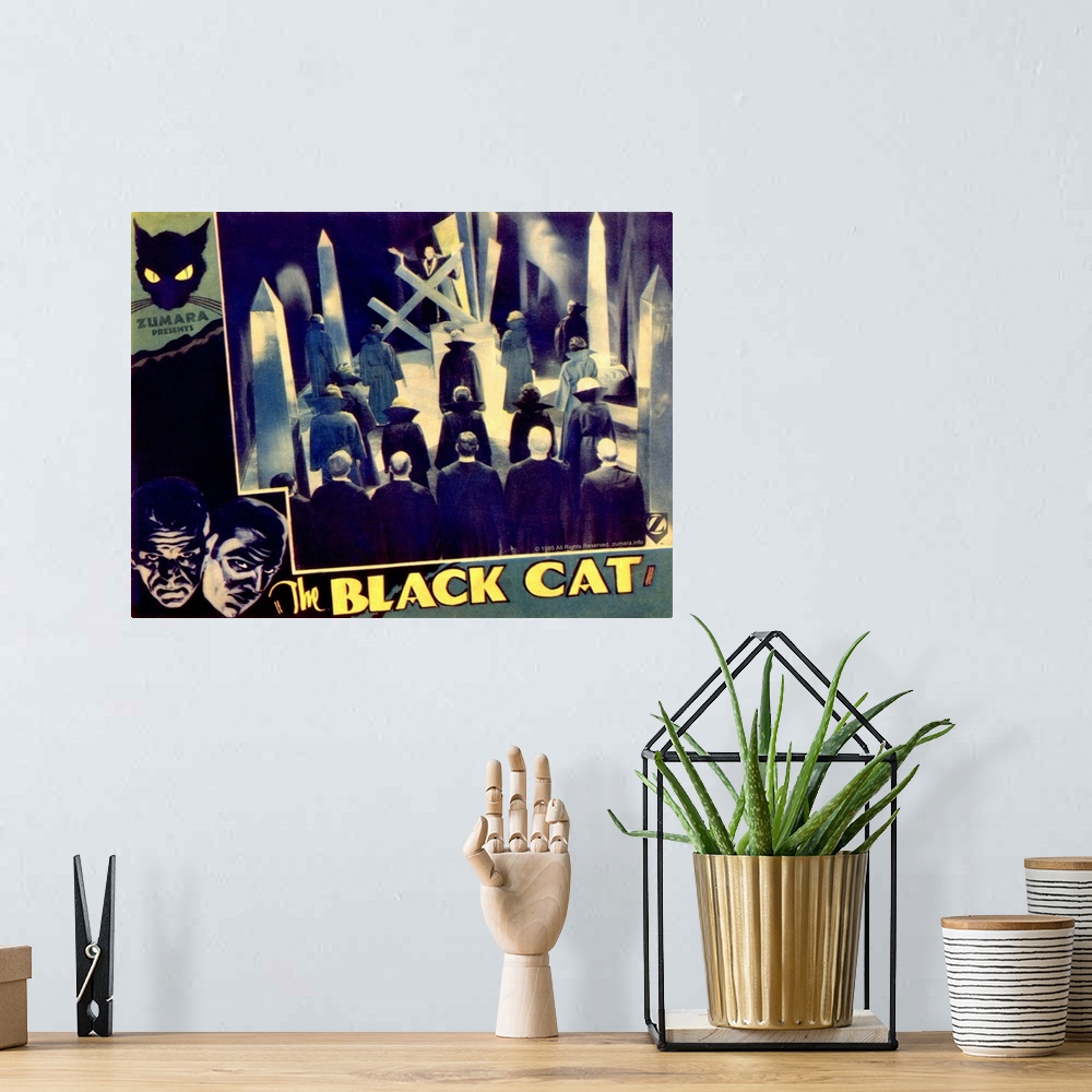 A bohemian room featuring Black Cat 2