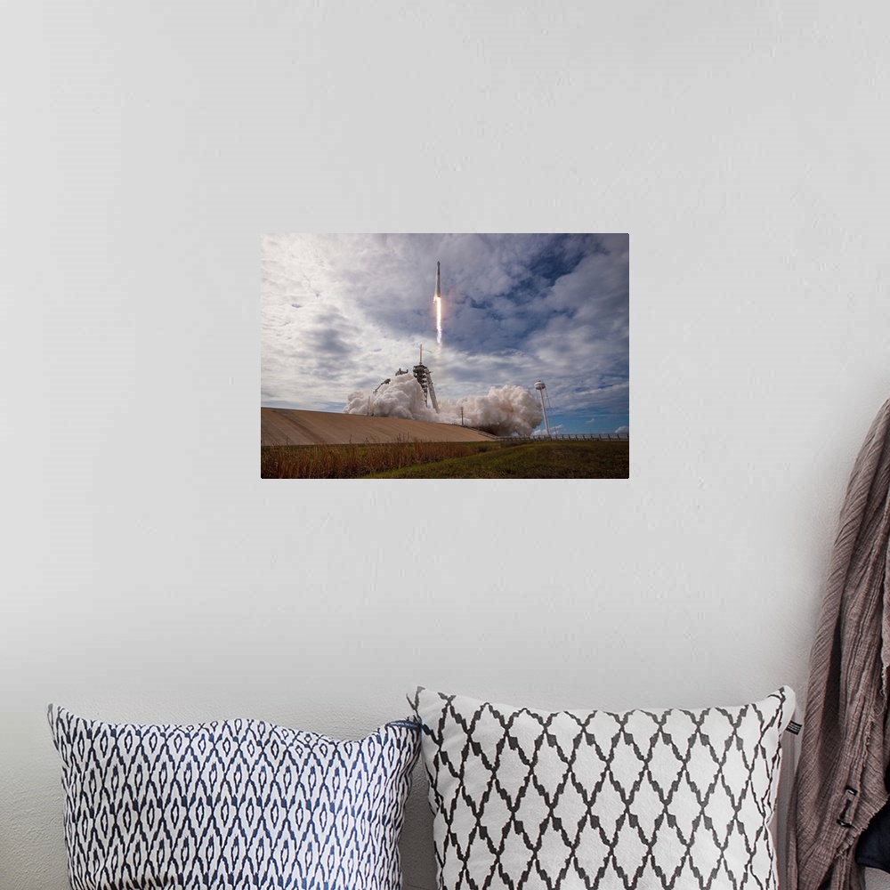 A bohemian room featuring CRS-11 Mission, also know as SpX-11. On June 3, 2017, SpaceX's Falcon 9 rocket successfully launc...
