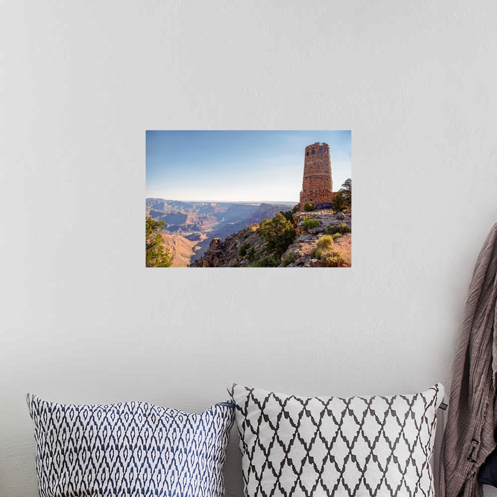 A bohemian room featuring Desert View Watchtower, Grand Canyon National Park, Arizona.