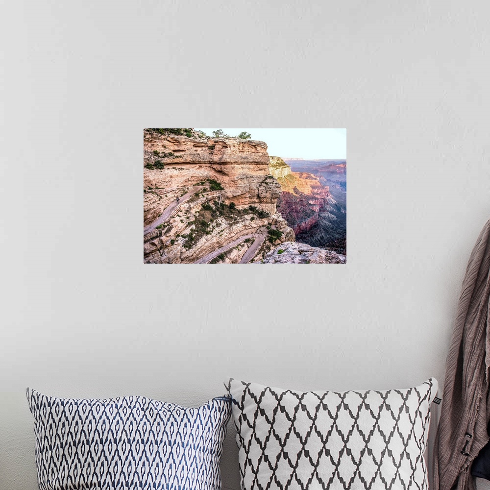 A bohemian room featuring South Kaibab to Cedar Ridge Trail in Grand Canyon National Park, Arizona.