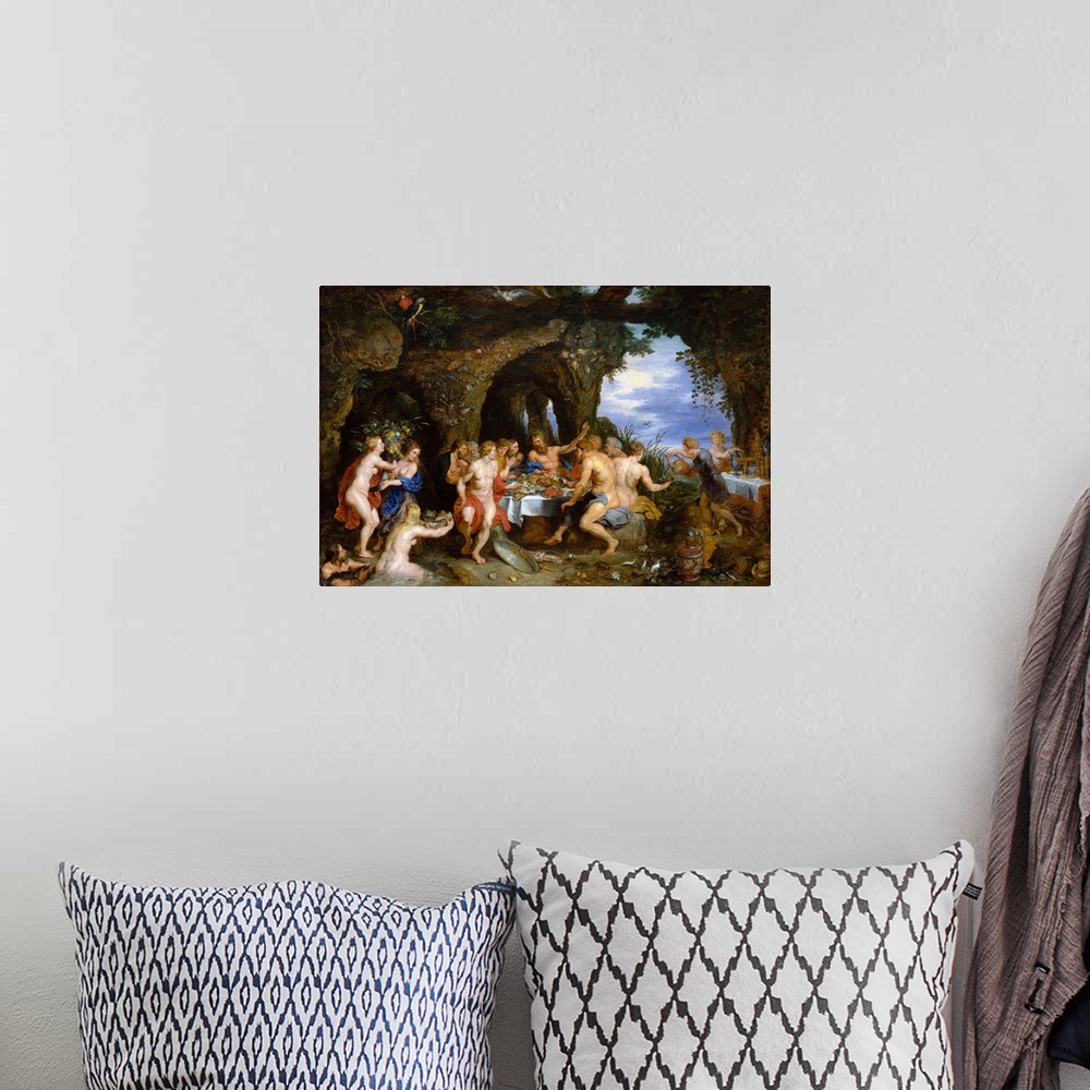A bohemian room featuring Rubens and his friend Jan Brueghel collaborated on a number of mythological and religious picture...
