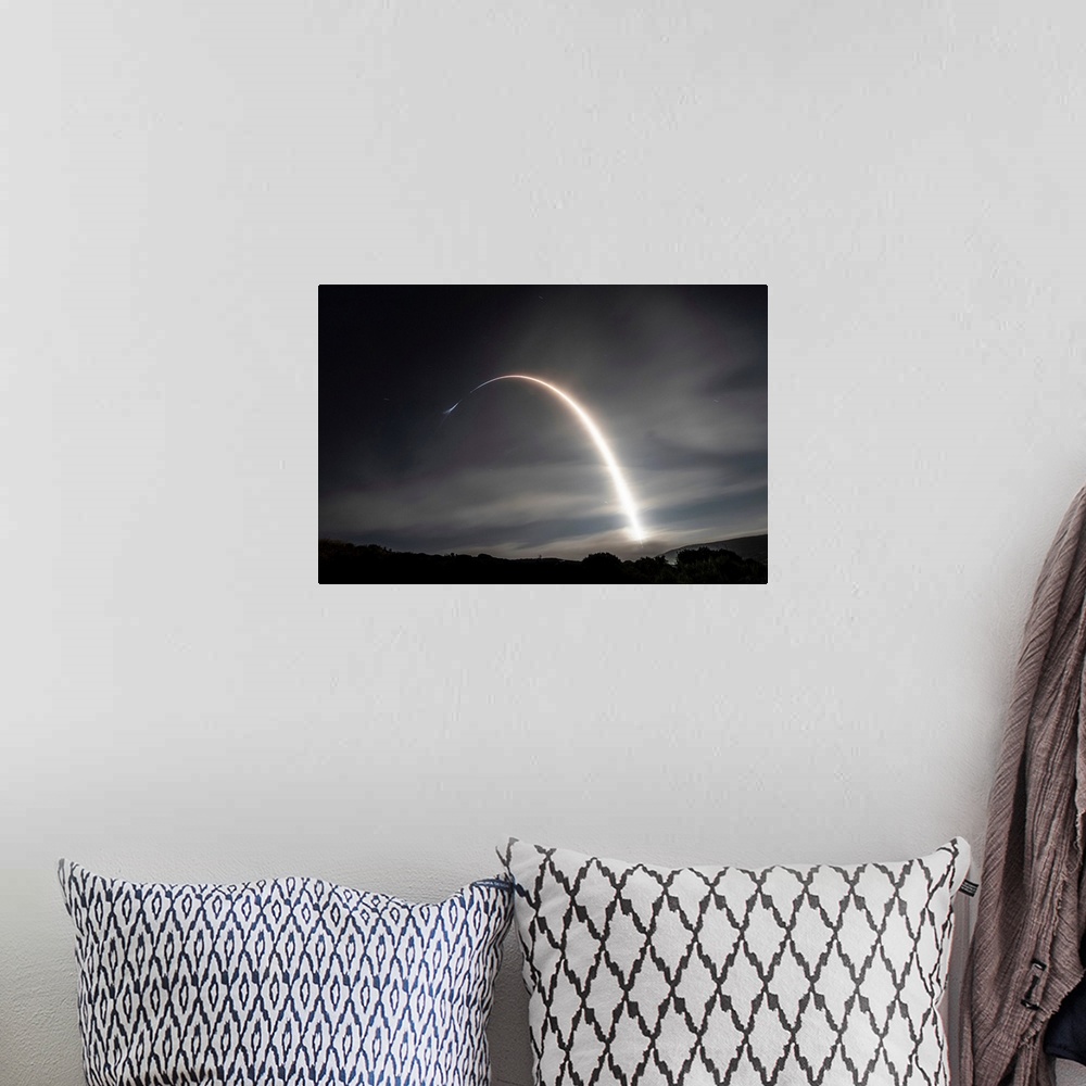 A bohemian room featuring Iridium-7 Mission. On Wednesday, July 25, 2018 at 4:39 a.m. PDT, SpaceX successfully launched ten...