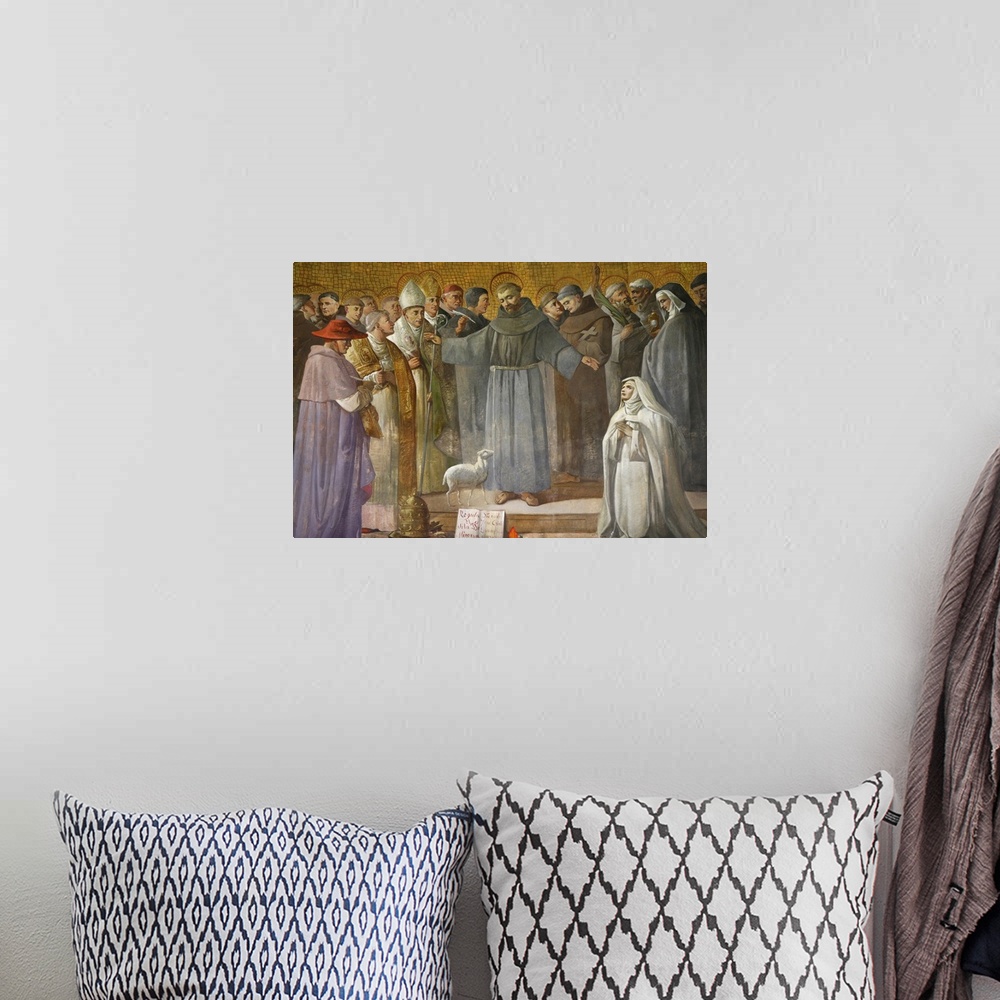 A bohemian room featuring Anthony of Padua, St. Anthony of Padua Church, Rome, Lazio, Italy, Europe.