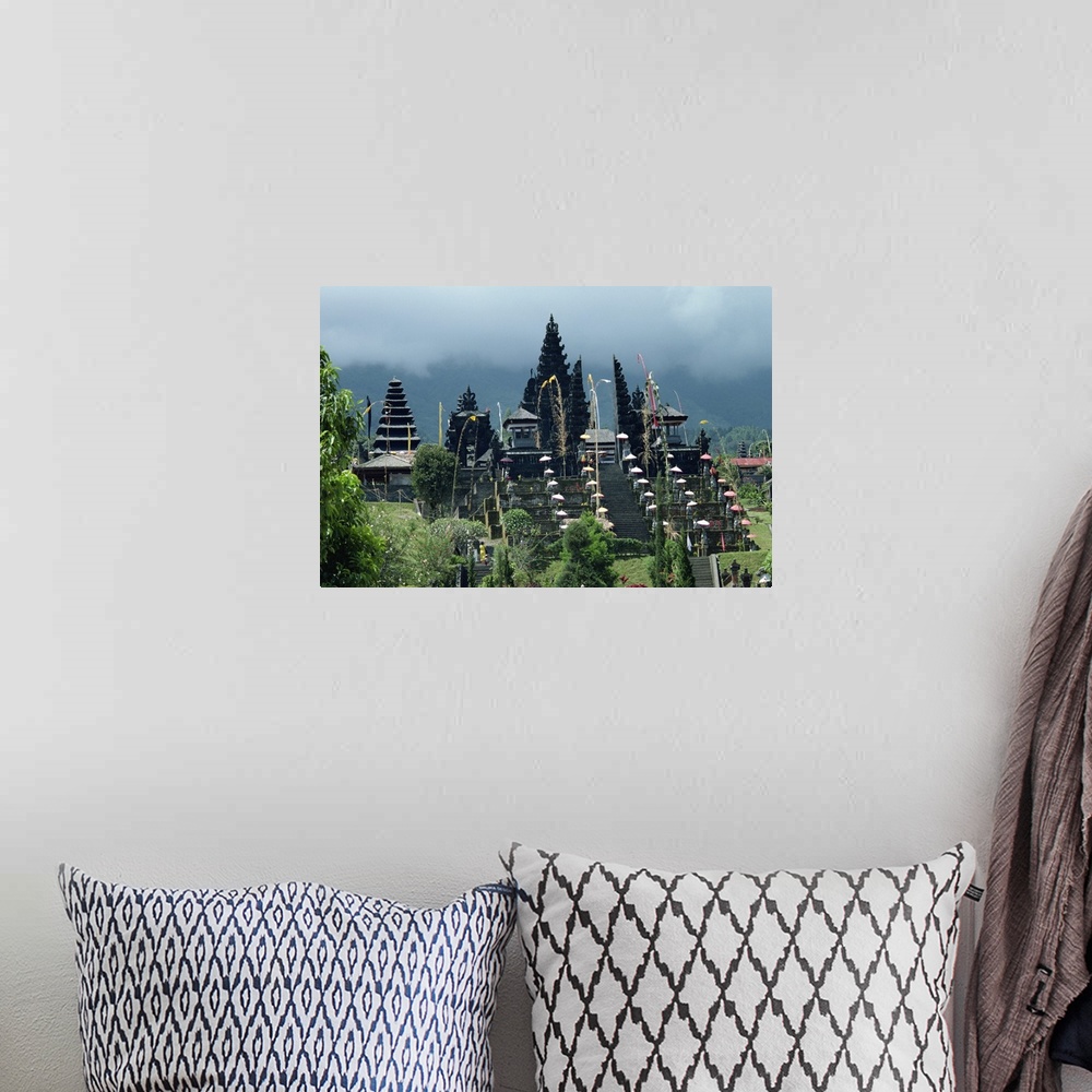 A bohemian room featuring Besakih Temple, Bali, Indonesia, Southeast Asia, Asia