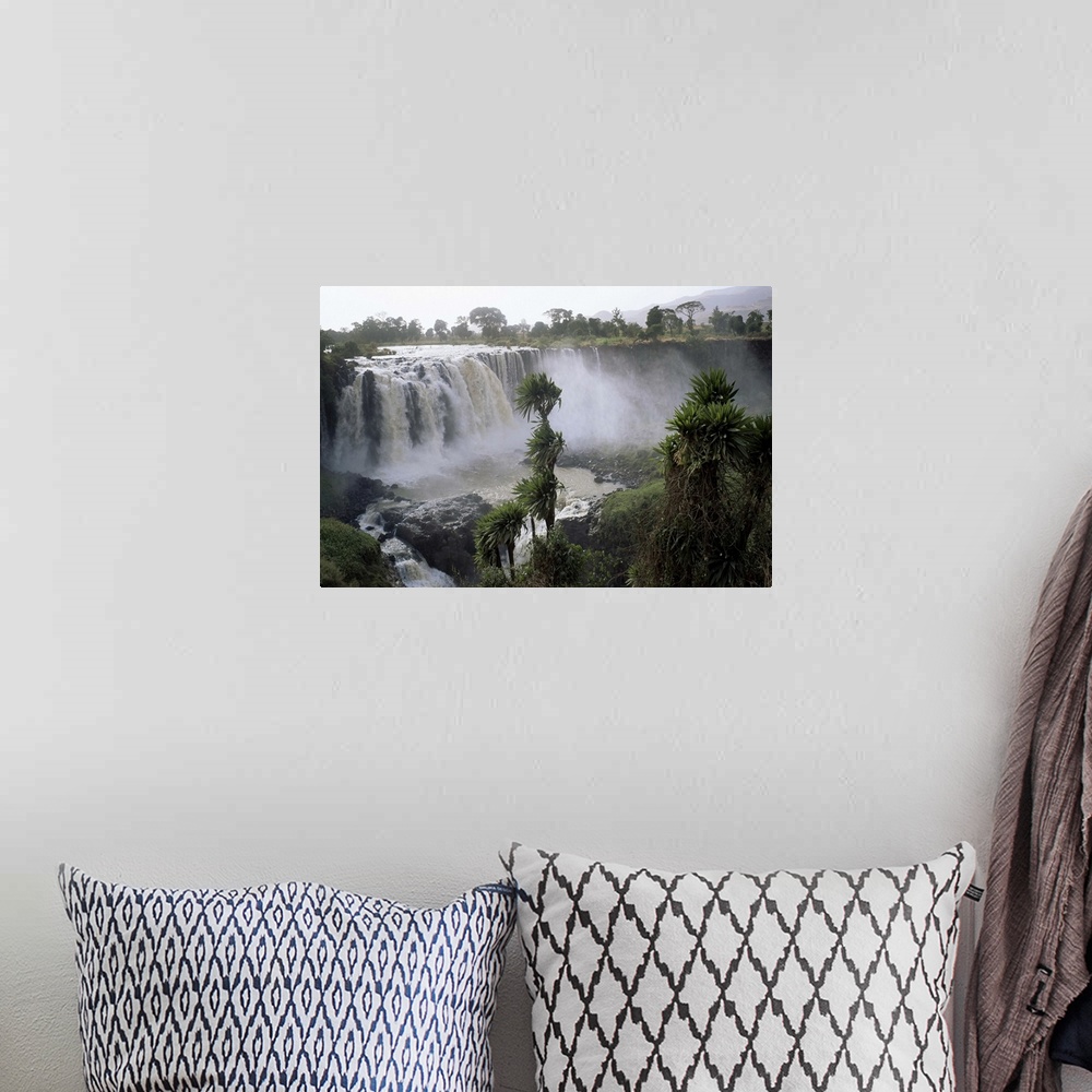 A bohemian room featuring Blue Nile Falls, near Lake Tana, Gondar region, Ethiopia, Africa