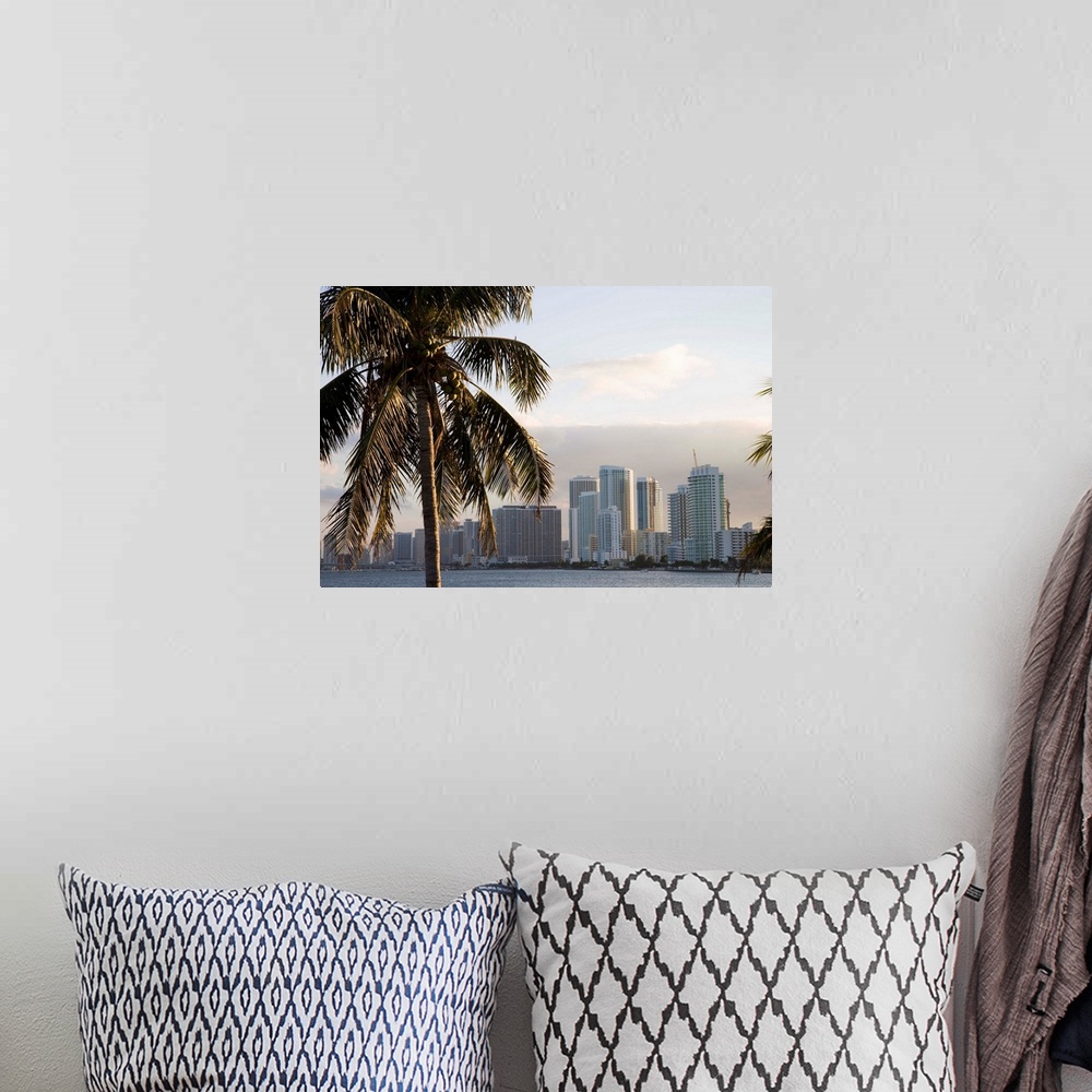 A bohemian room featuring Downtown Miami skyline, Miami, Florida