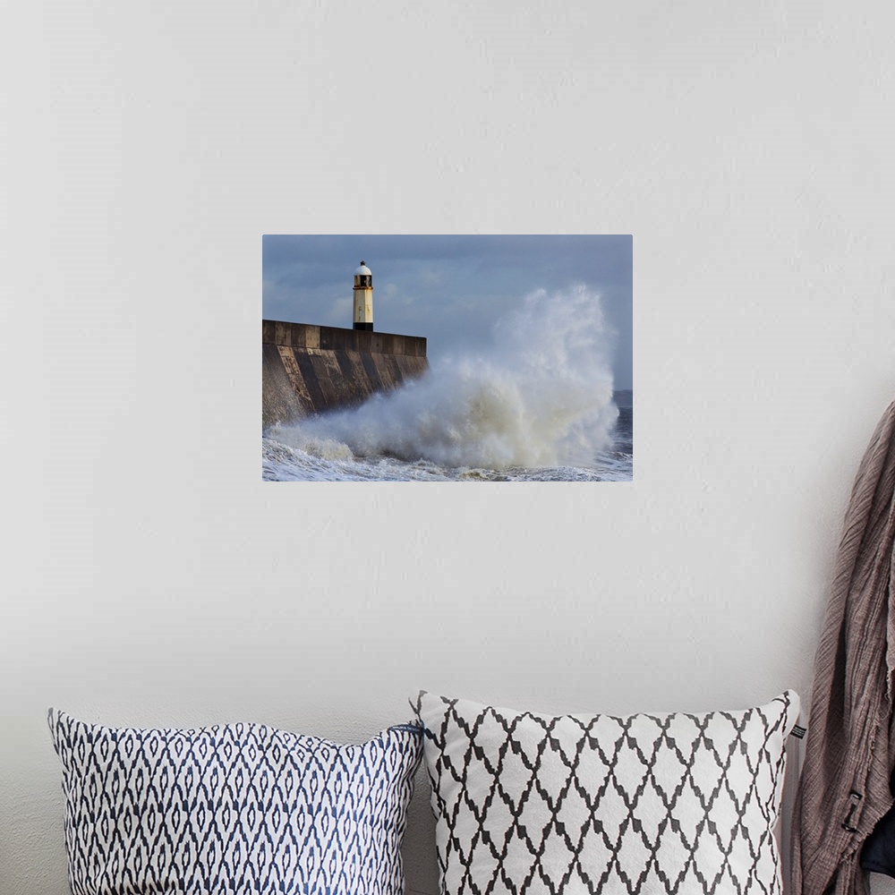 A bohemian room featuring Harbour light, Porthcawl, South Wales, Wales, UK