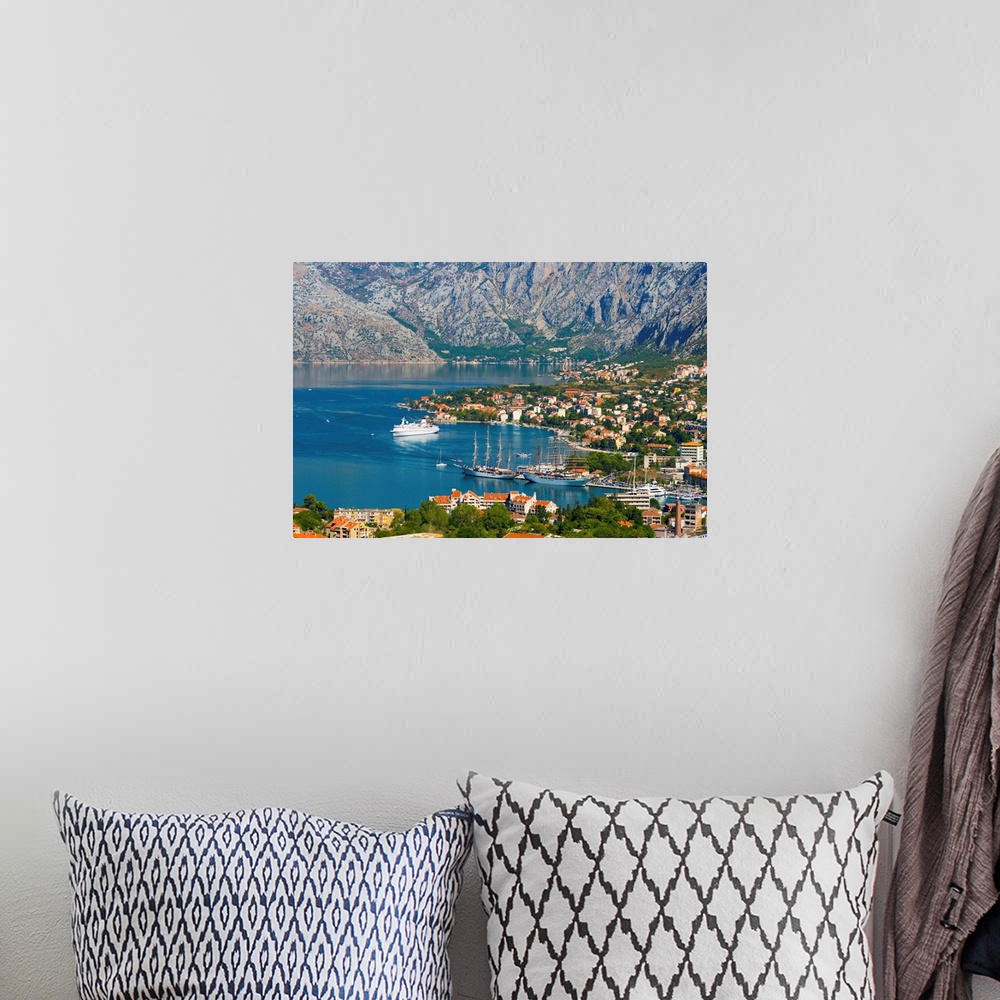 A bohemian room featuring Kotor, Bay of Kotor, Montenegro, Europe