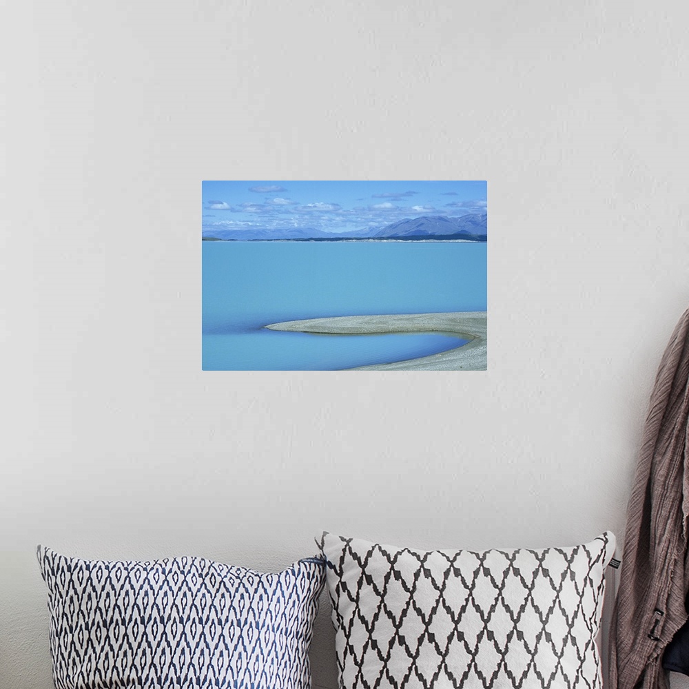 A bohemian room featuring Lake Pukaki, Mount Cook National Park, South Island, New Zealand