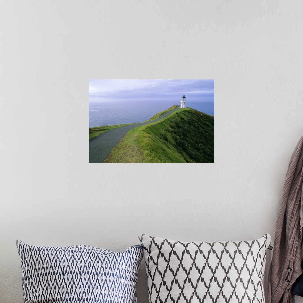 A bohemian room featuring Lighthouse, Cape Reinga, Northland, North Island, New Zealand, Pacific