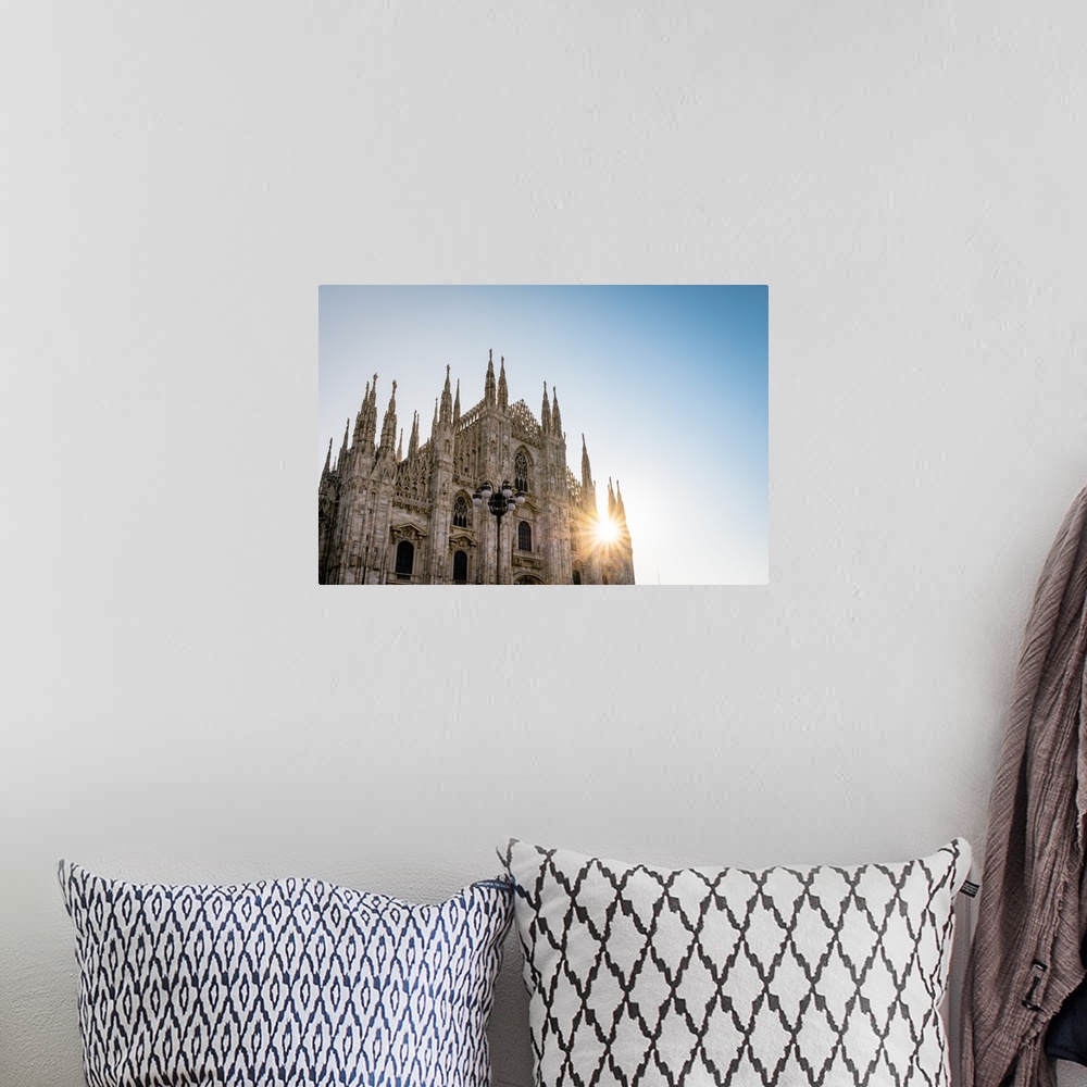A bohemian room featuring Milan's Duomo, Milan, Lombardy, Italy