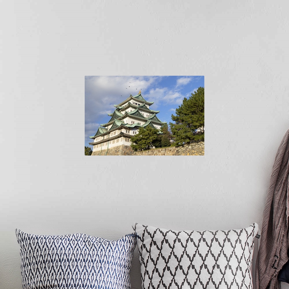 A bohemian room featuring Nagoya Castle, Nagoya, Honshu, Japan, Asia