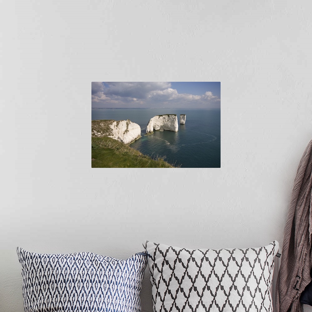 A bohemian room featuring Old Harry Rocks, The Foreland or Handfast Point, Studland, Dorset, England