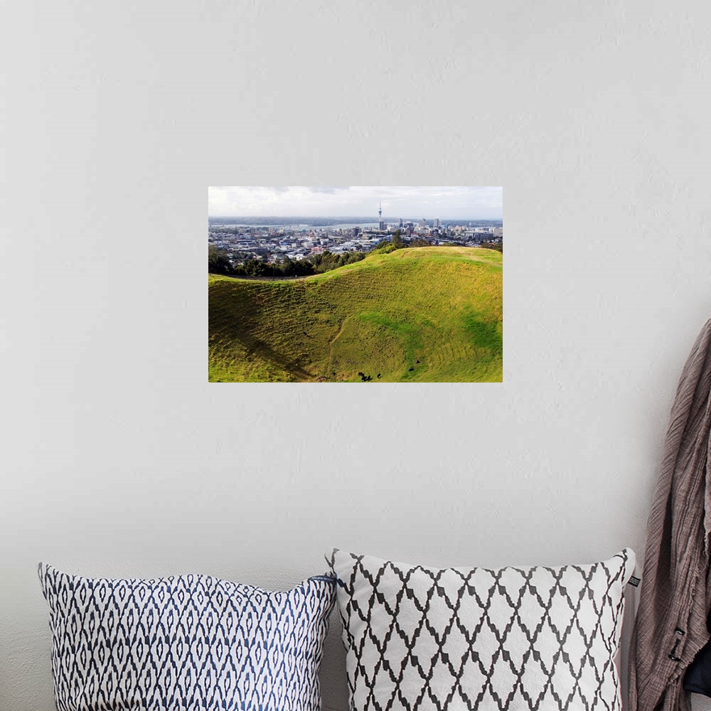 A bohemian room featuring Panoramic city view, Auckland, North Island, New Zealand