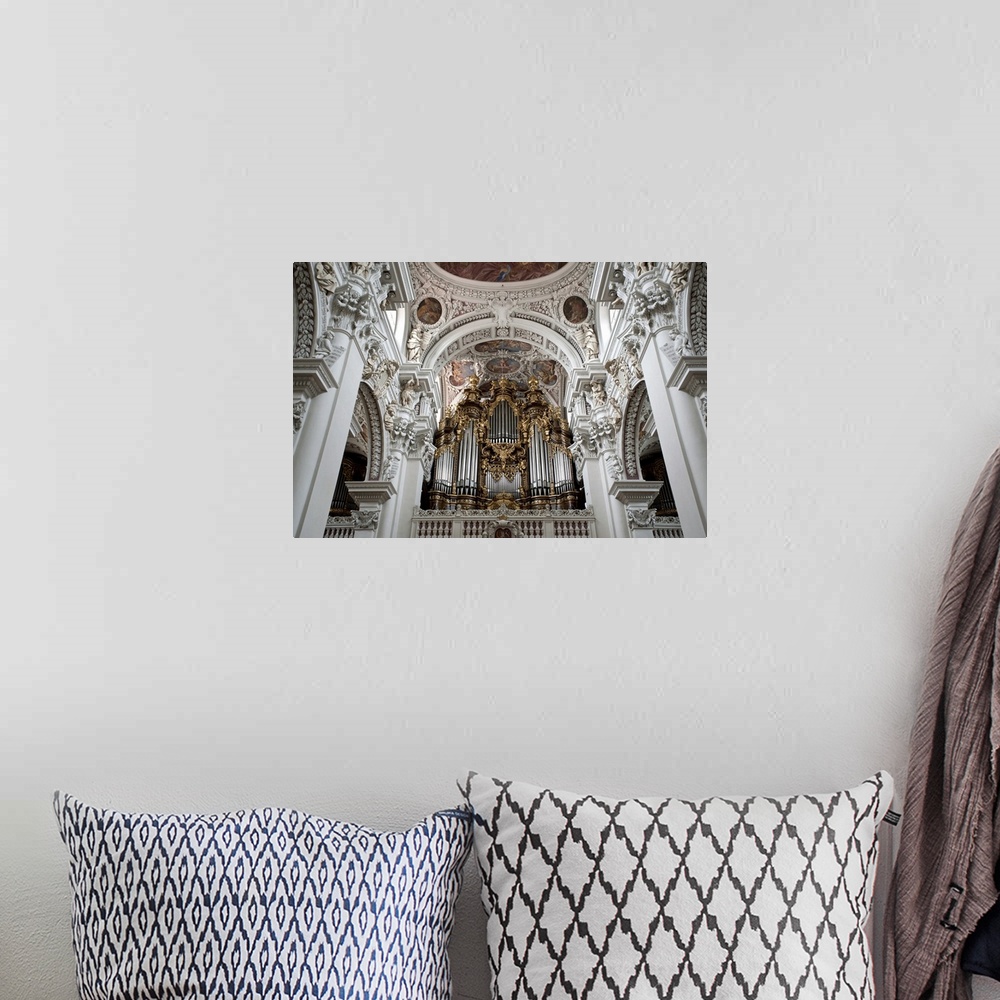 A bohemian room featuring St. Stephan's Cathedral, Passau, Bavaria, Germany
