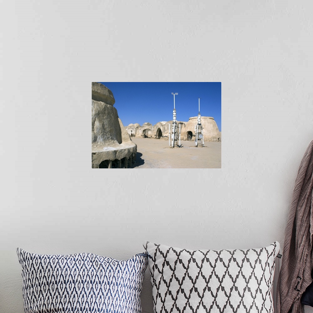 A bohemian room featuring Star Wars set, near Nefta, Tunisia, Africa