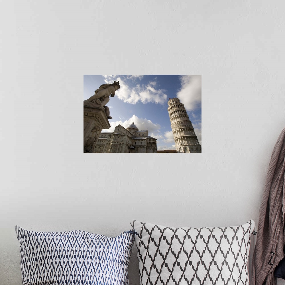 A bohemian room featuring The Duomo and the Leaning Tower of Pisa, Pisa, Tuscany, Italy
