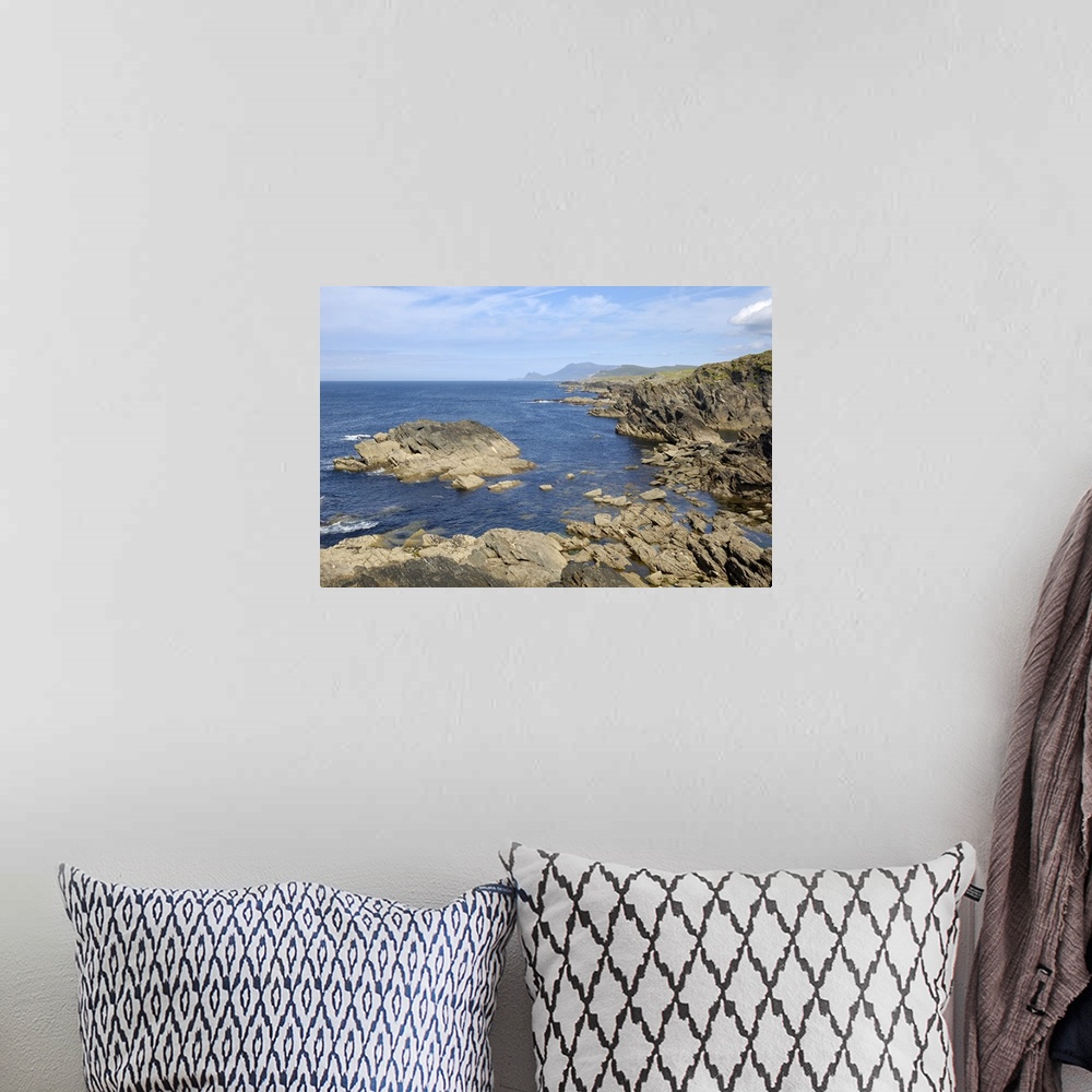 A bohemian room featuring View of coastline from the Atlantic Drive, Achill Island, Connacht, Republic of Ireland