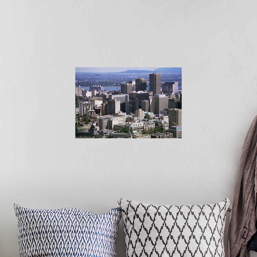 A bohemian room featuring View over Montreal from Mont Royal, Quebec, Canada, North America