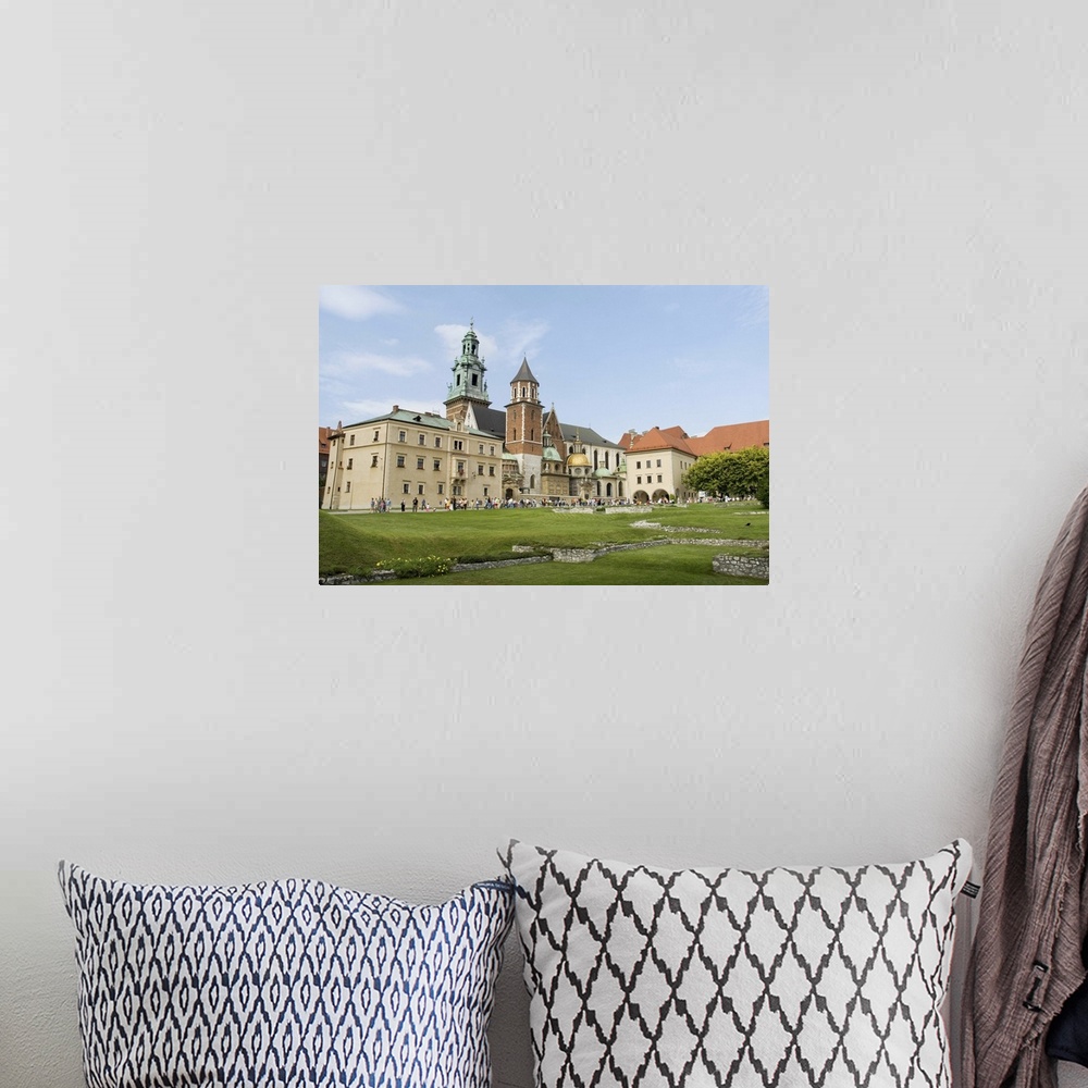 A bohemian room featuring Wawel Cathedral, Royal Castle area, Krakow, Poland