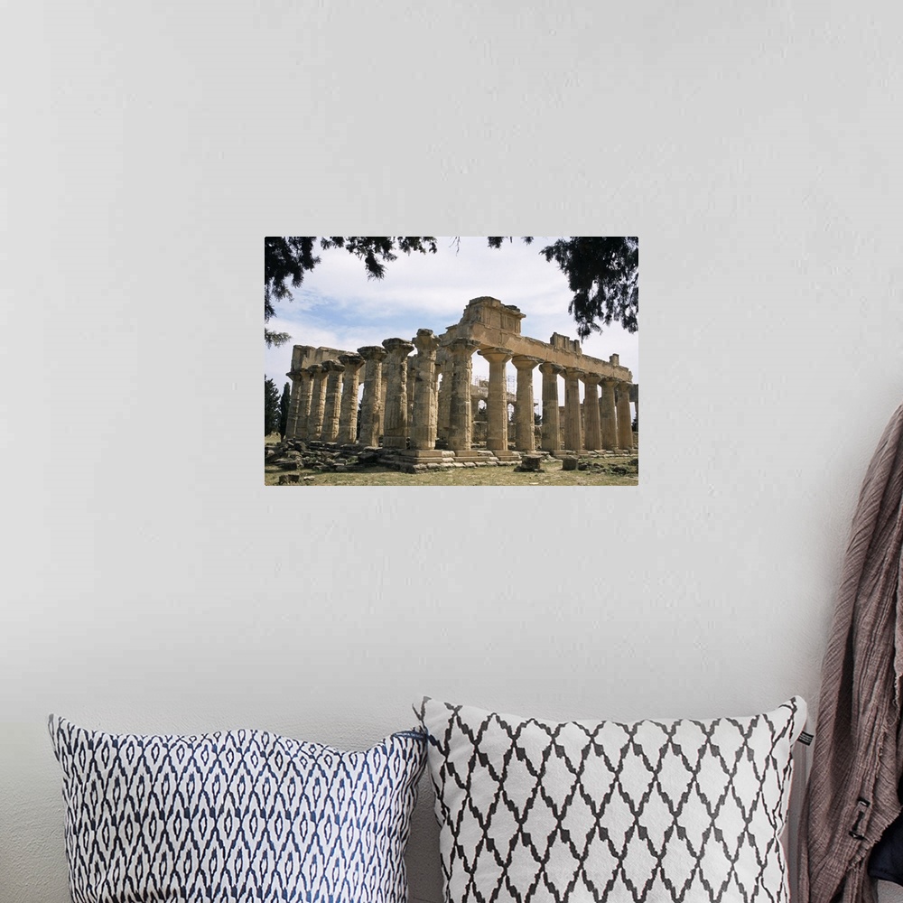 A bohemian room featuring Zeus temple, Cyrene, Cyrenaica, Libya, North Africa, Africa