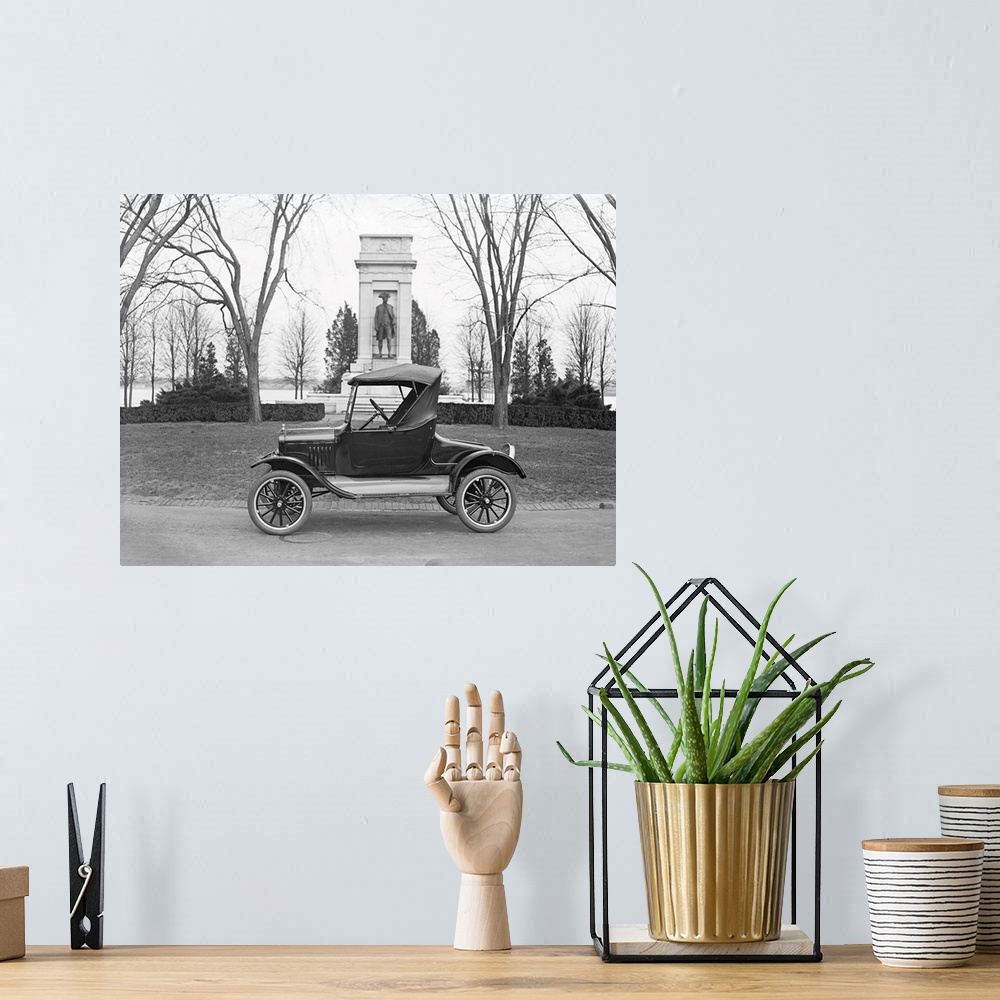 A bohemian room featuring Ford Model T car. The Model T, also known as a Tin Lizzie or Flivver, was designed by Henry Ford ...