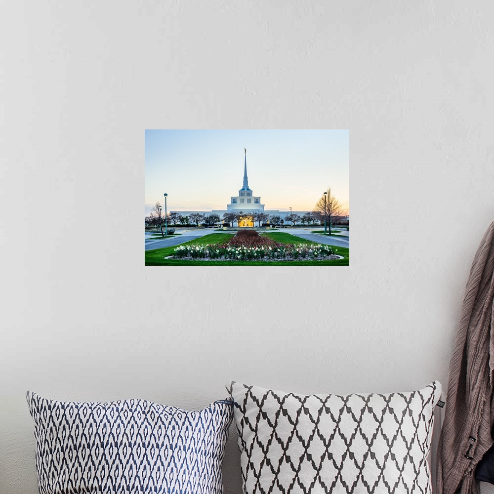 A bohemian room featuring The Billings Montana Temple is located in Montana's largest city. It's also regarded as one of th...