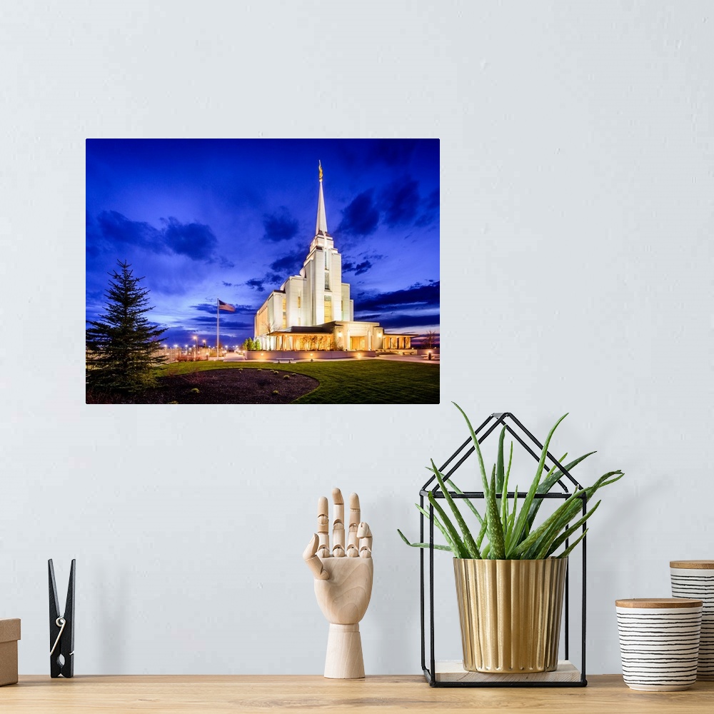 A bohemian room featuring The Rexburg Idaho Temple is the 125th operating temple and is located near the Brigham Young Univ...