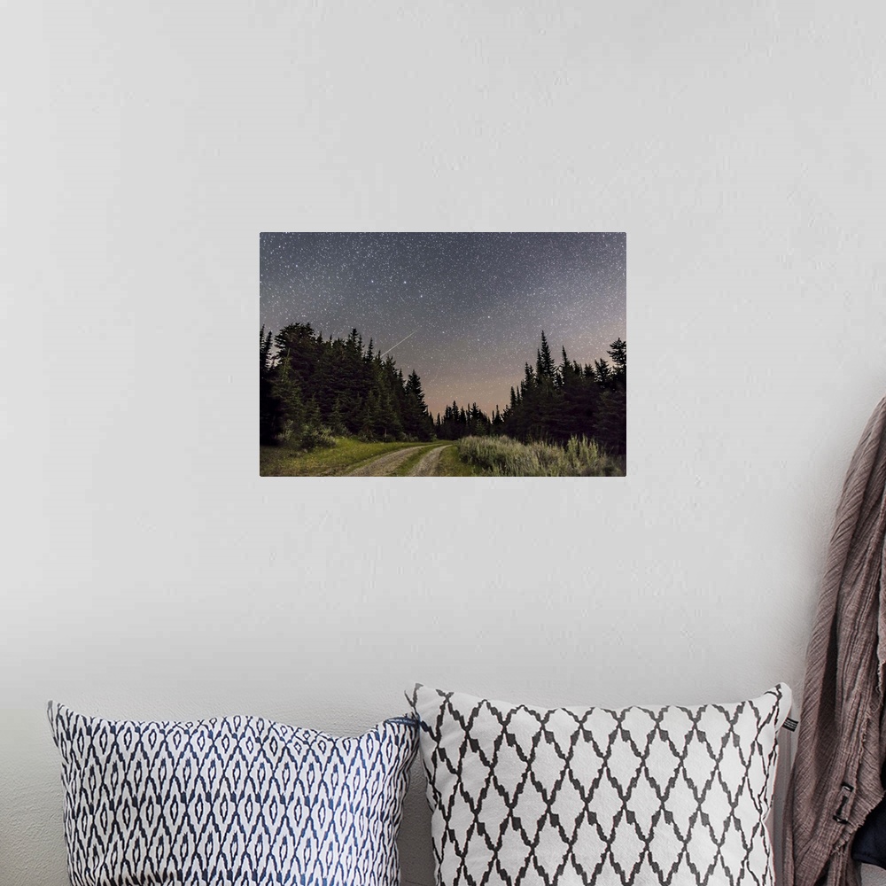 A bohemian room featuring July 28, 2014 - The Big Dipper and Ursa Major at the end of the backroad on the summit of Mount K...