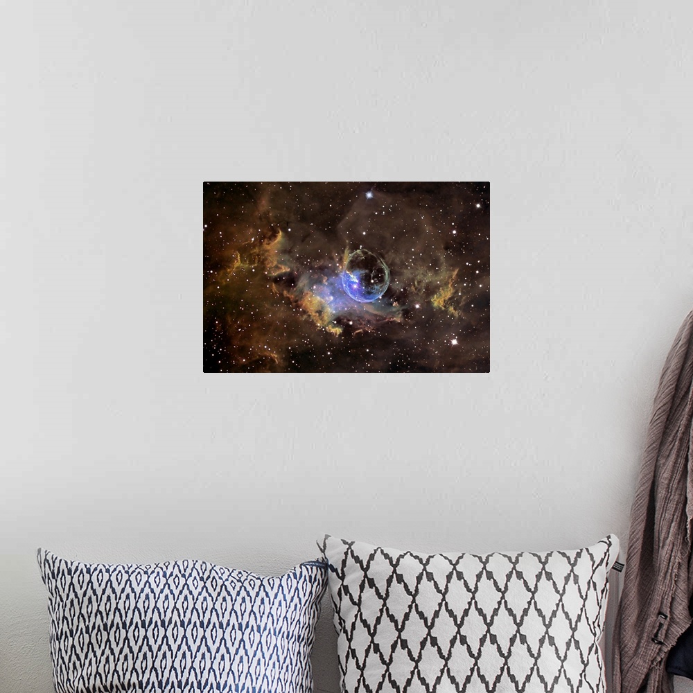 A bohemian room featuring Bubble nebula