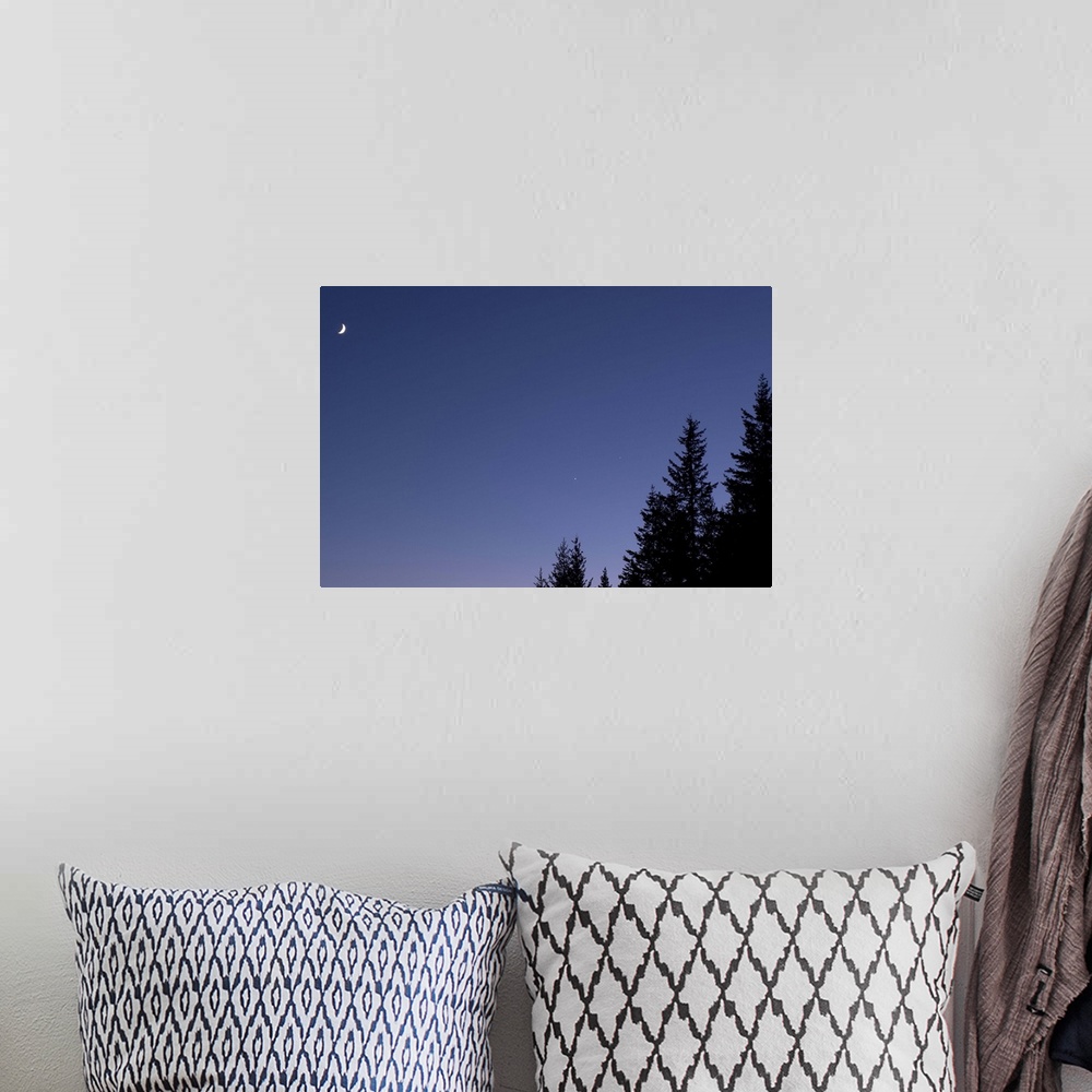 A bohemian room featuring Moon Venus and Jupiter Conjunction