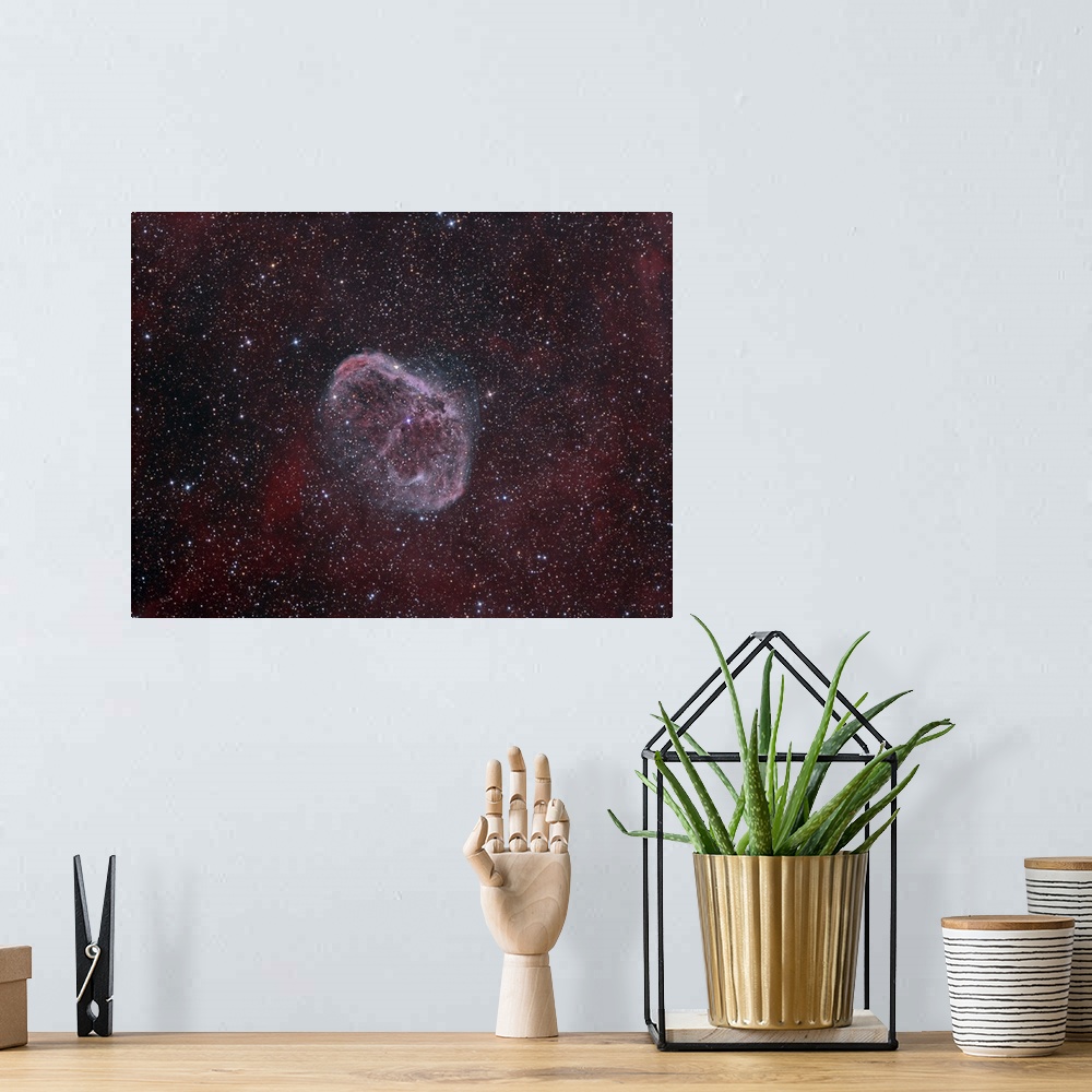 A bohemian room featuring NGC 6888, the Crescent Nebula.