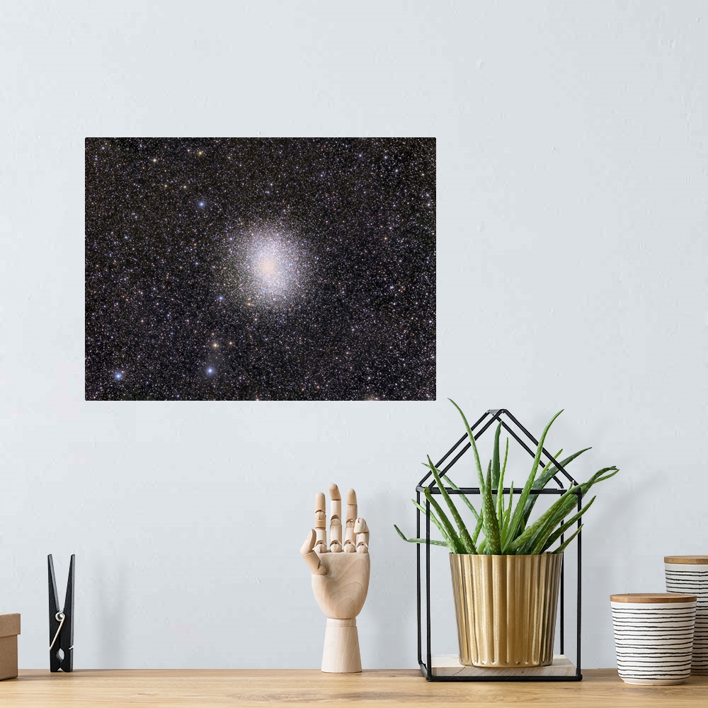 A bohemian room featuring Omega Centauri globular star cluster.