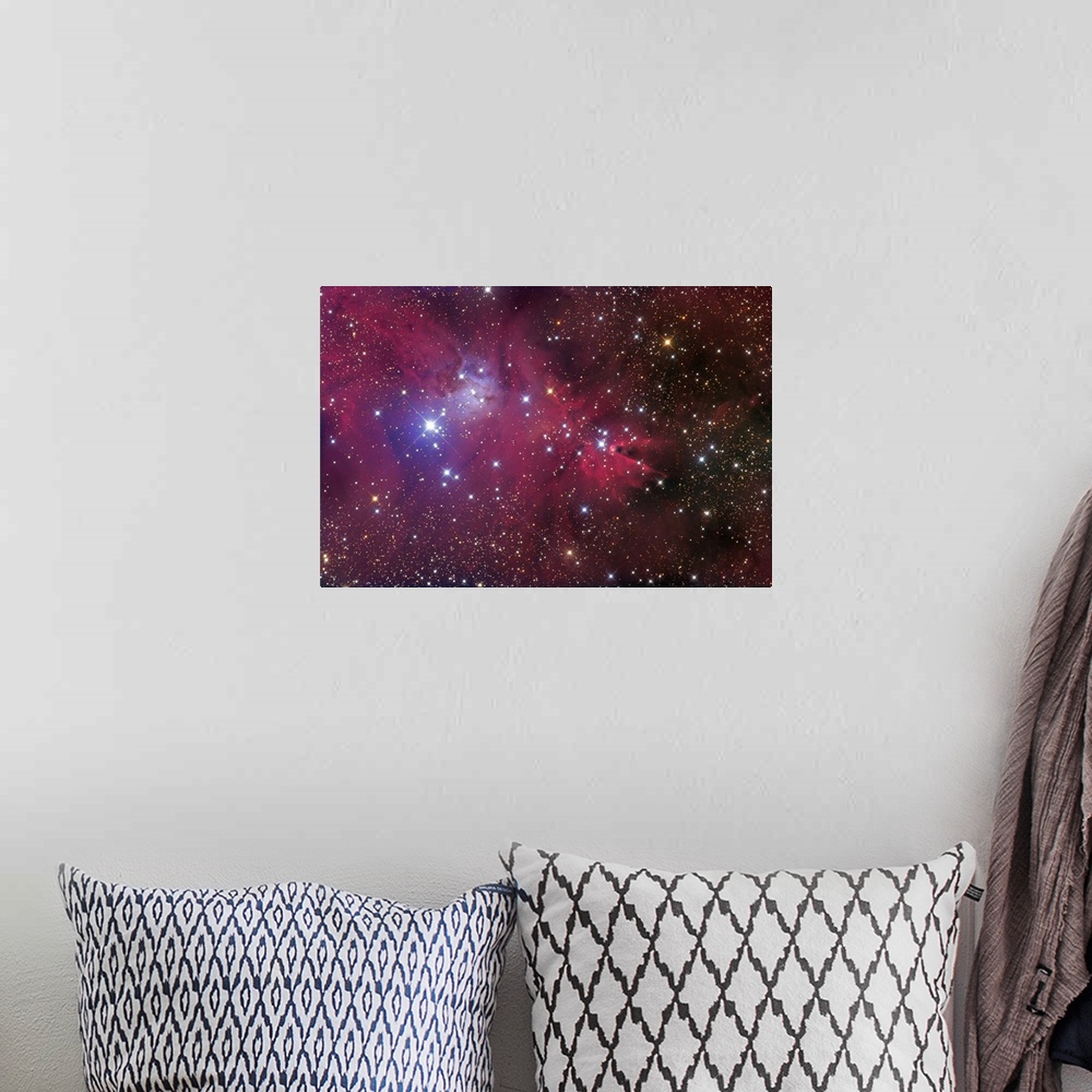 A bohemian room featuring The Cone Nebula