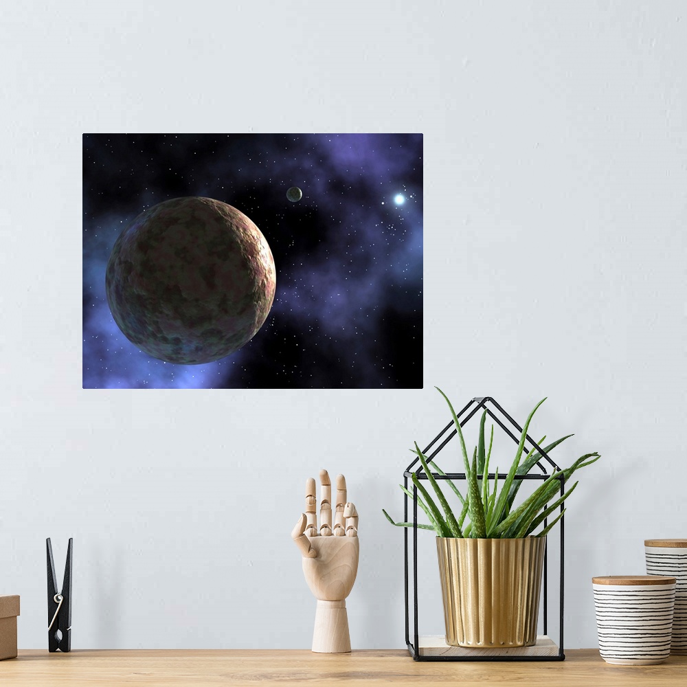 A bohemian room featuring The newly discovered planetlike object dubbed Sedna