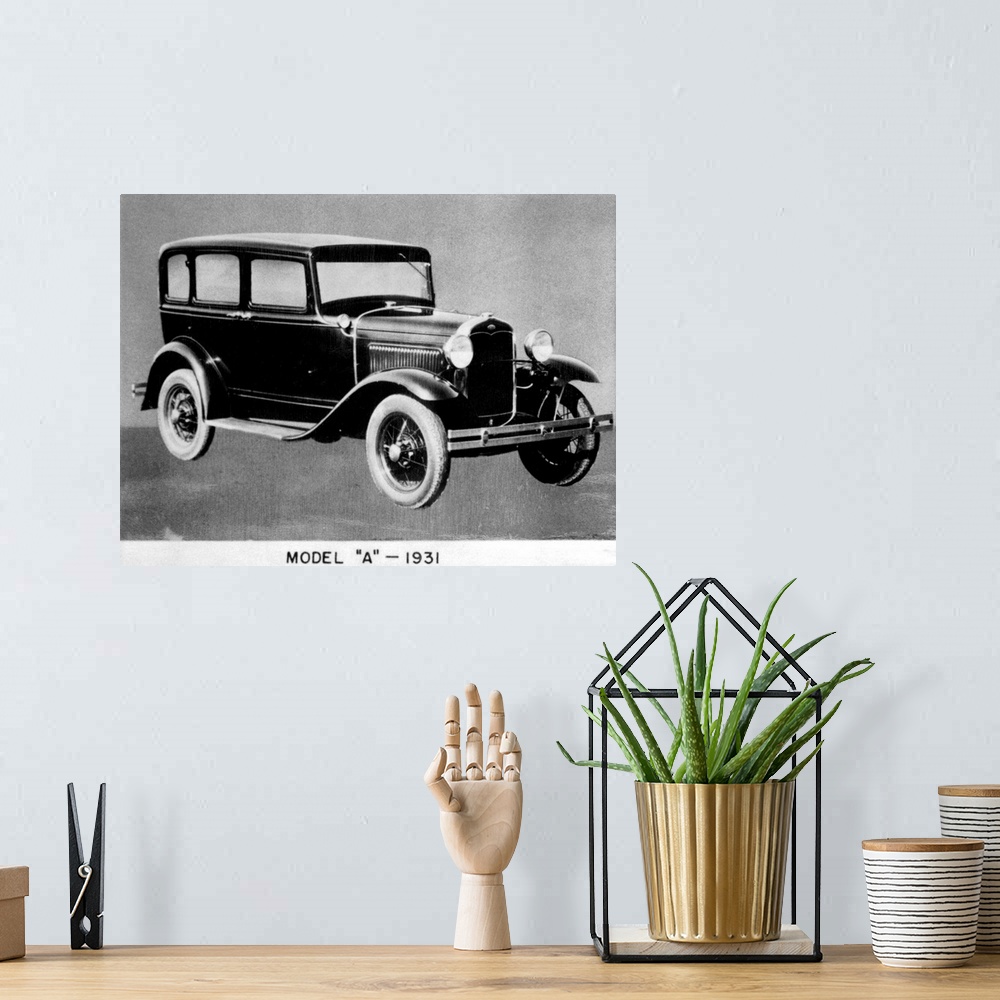 A bohemian room featuring AUTOMOBILE: MODEL A FORD, 1931.