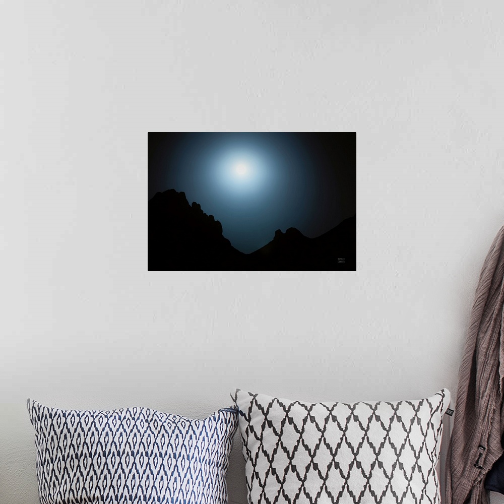 A bohemian room featuring Blue Moon Desert