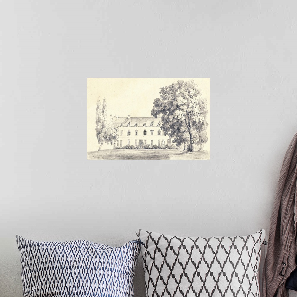 A bohemian room featuring Country House Sketch