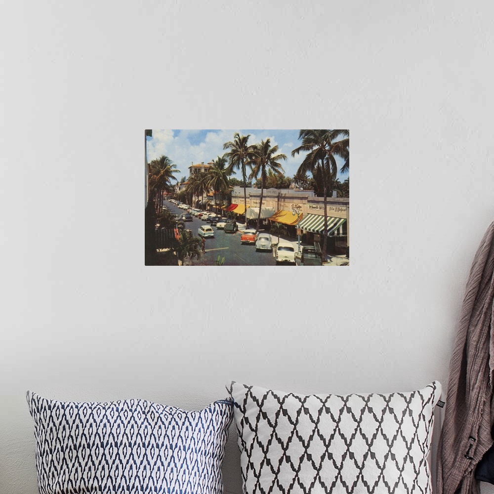 A bohemian room featuring Florida Postcard IV
