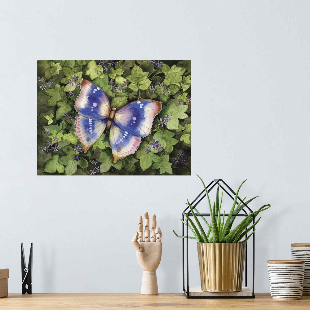 A bohemian room featuring Garden Butterfly