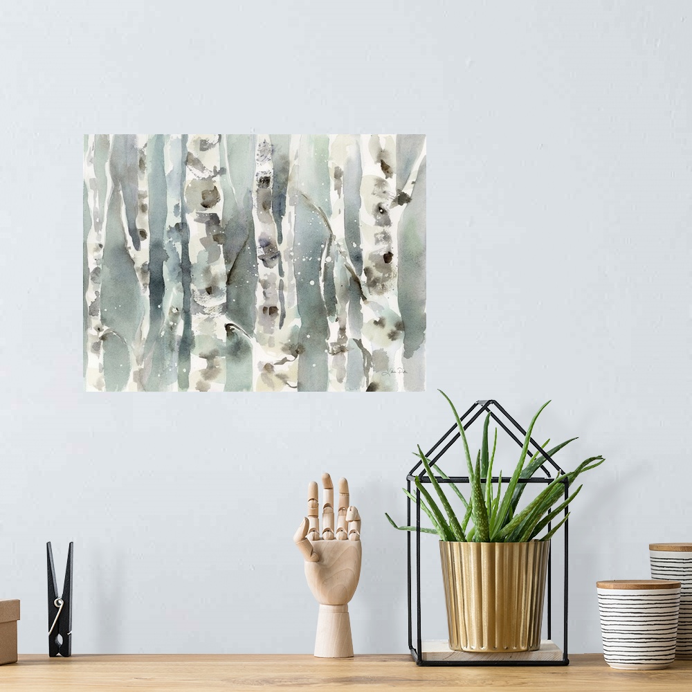 A bohemian room featuring Winter Birches