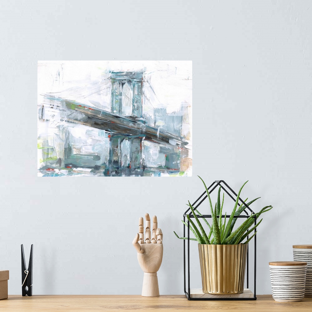 A bohemian room featuring Brilliant City Study IV