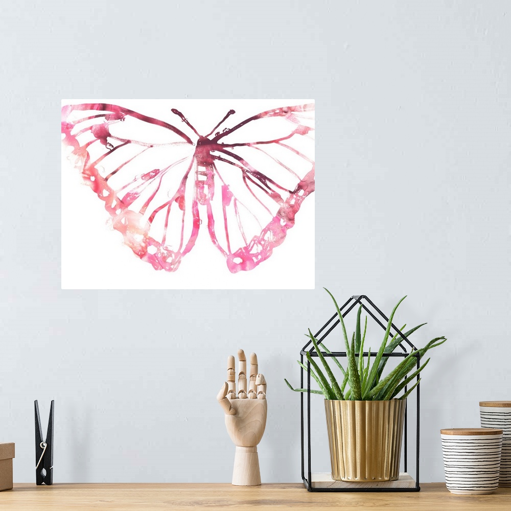 A bohemian room featuring Butterfly Imprint VI