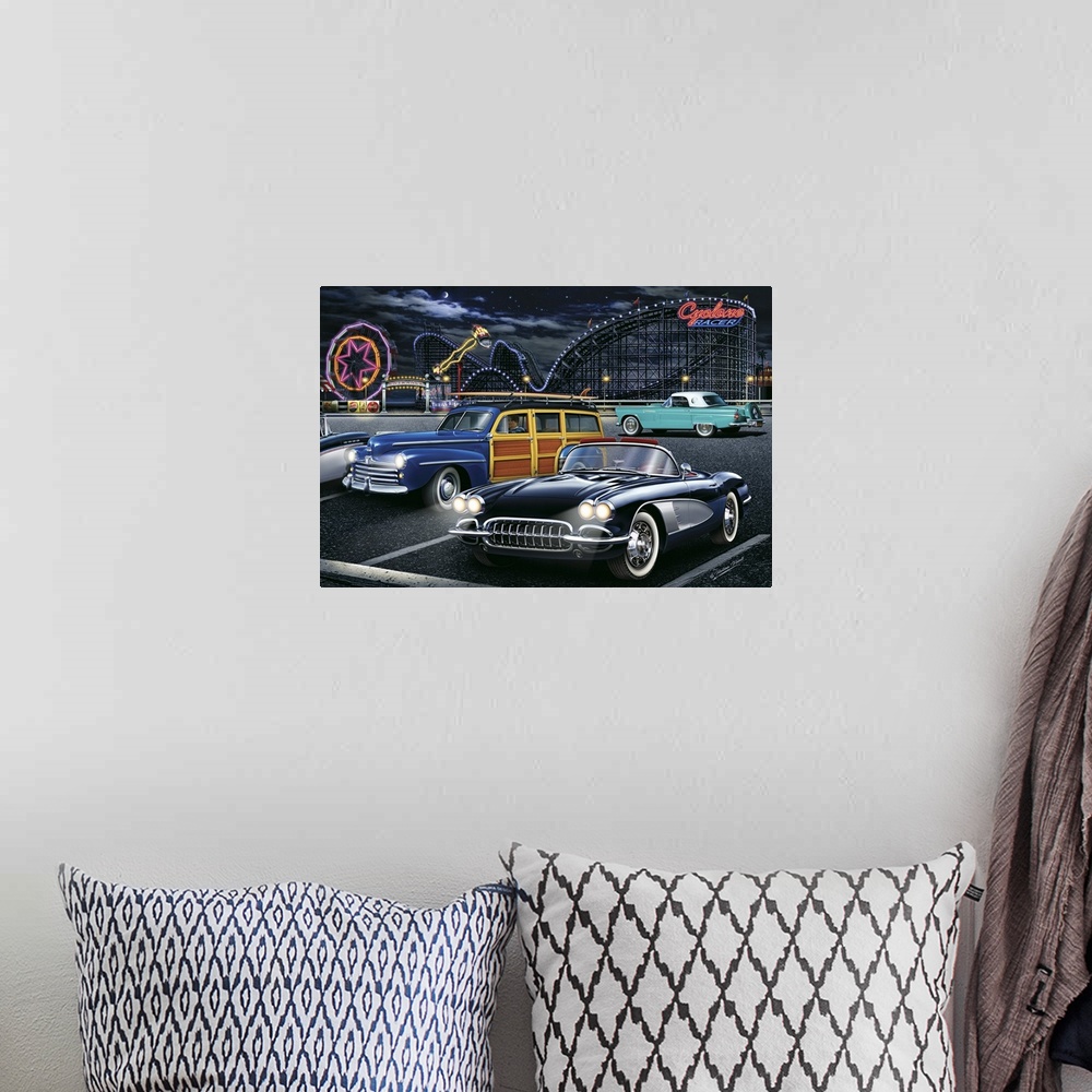 A bohemian room featuring Diners and Cars III