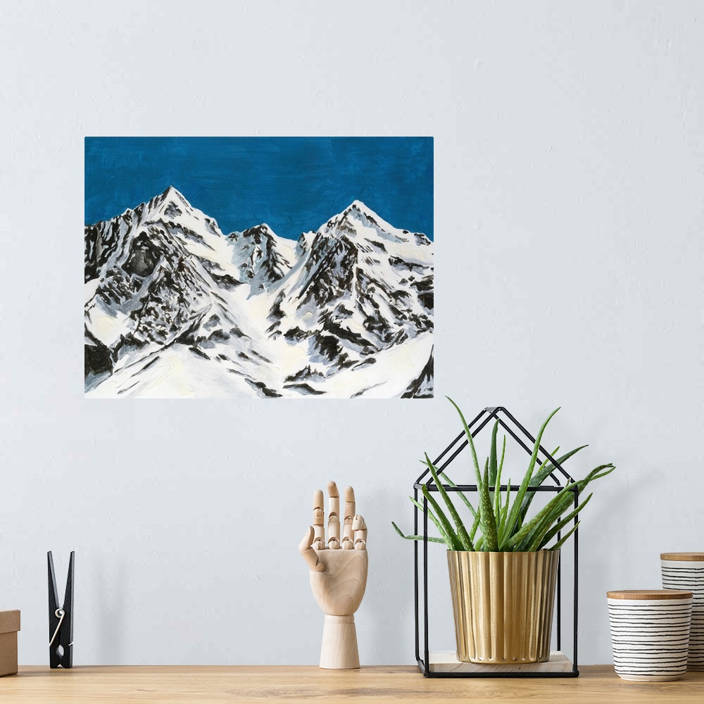 A bohemian room featuring Pristine Peaks I
