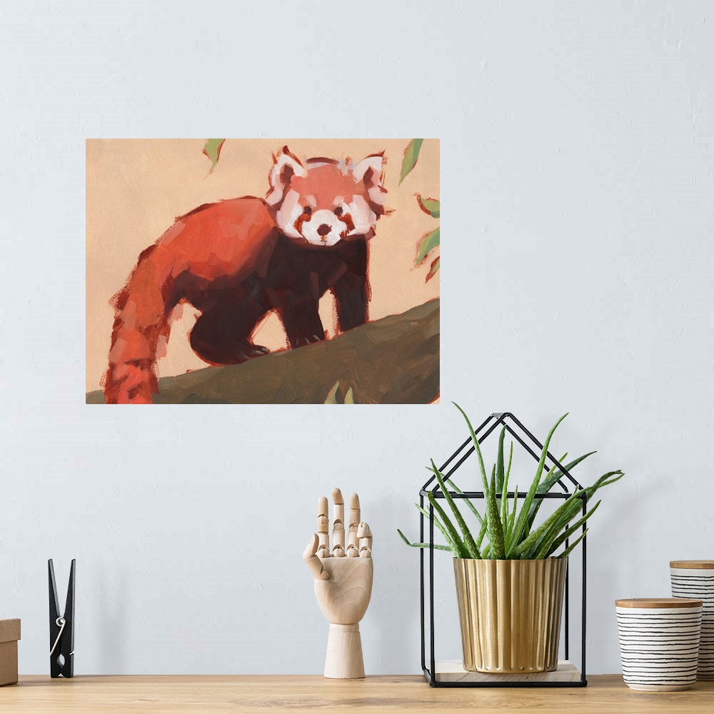 A bohemian room featuring Red Panda I