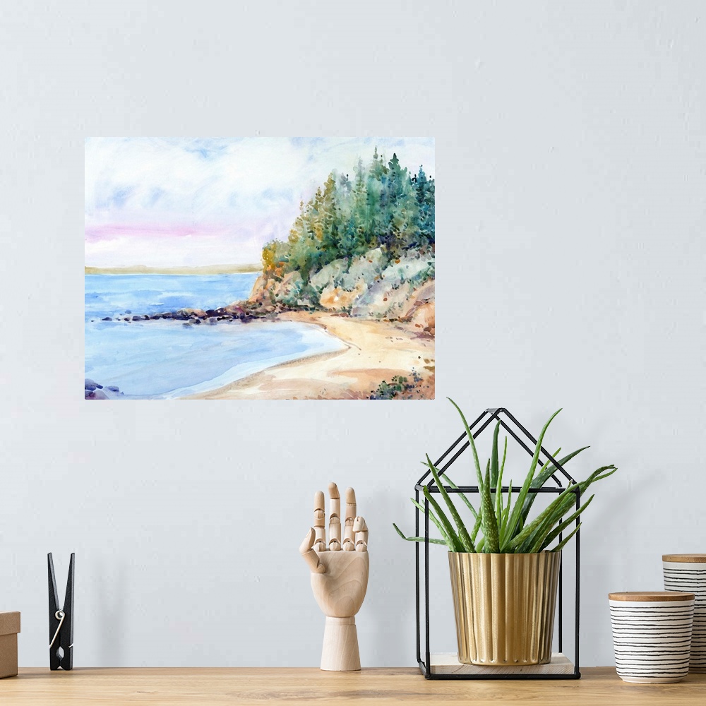 A bohemian room featuring Shore Line II